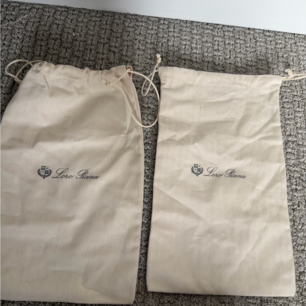 Loro Piana Beige Dust Bags
